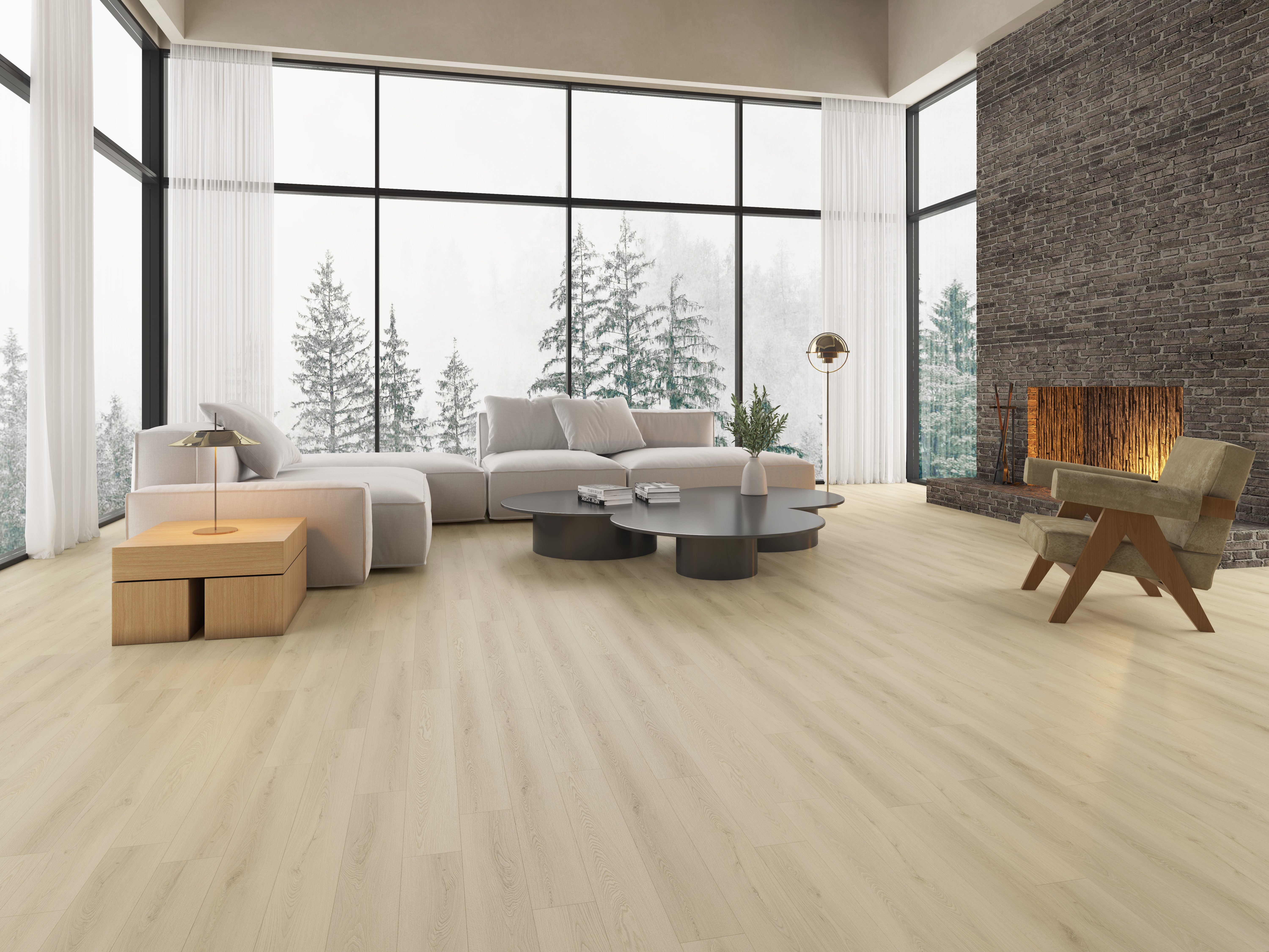 スキンダプサス　スノーフレック　ミューテーション　グリーンダイヤモンド　Ｌ10 Luxury Vinyl - Dynamix HardCore 3DGE - Lake Pebble - Fuzion Flooring